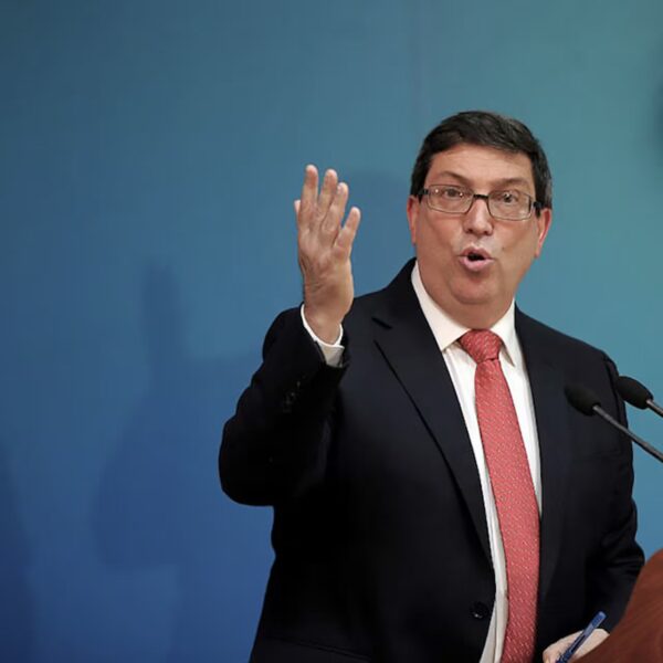 El canciller Bruno Rodríguez