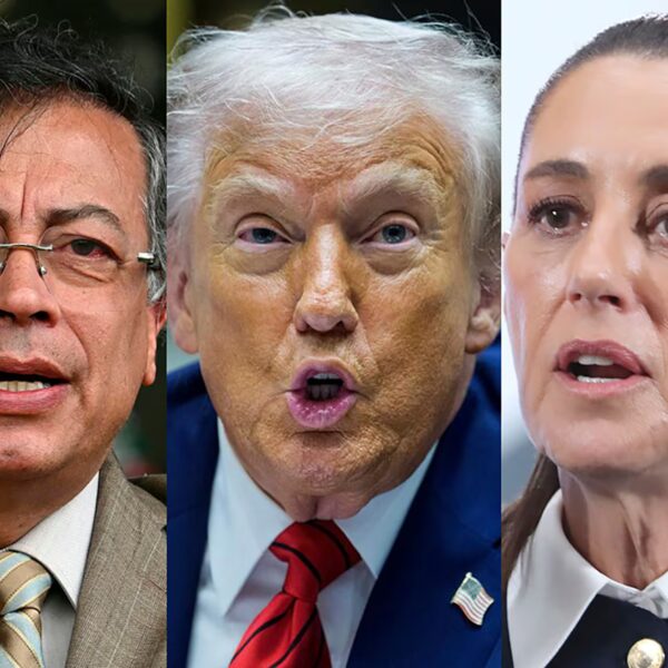 Gustavvo Petro y Claudia Sheinbaum