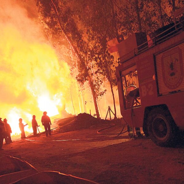 Incendios forestales en el sur de Chile