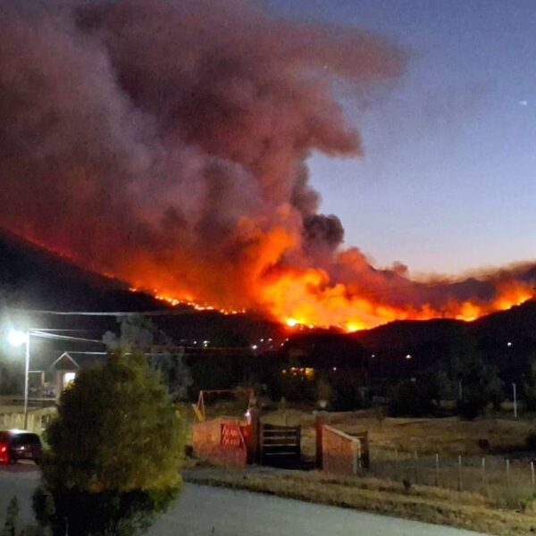 Incendios forestales en Chubut