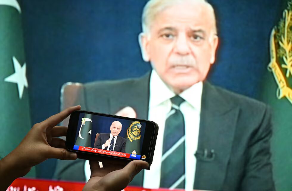 Primer ministro paquistaní, Shehbaz Sharif,
