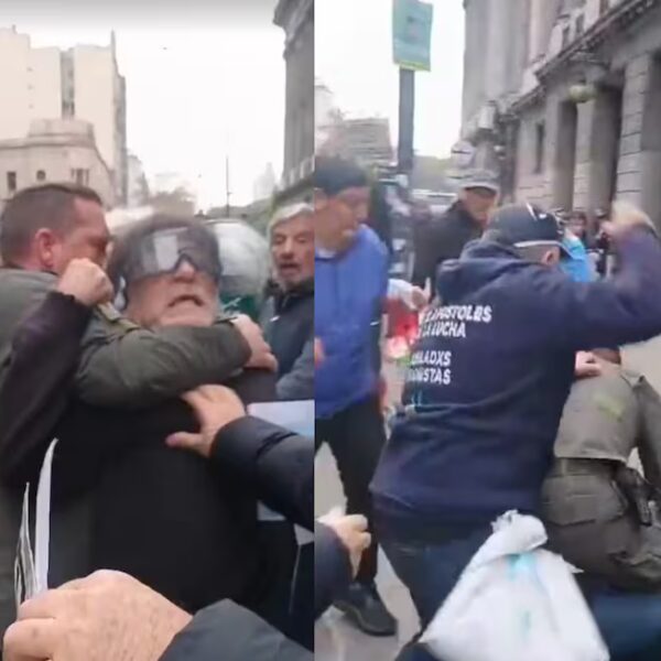 Gendarmería reprimió l