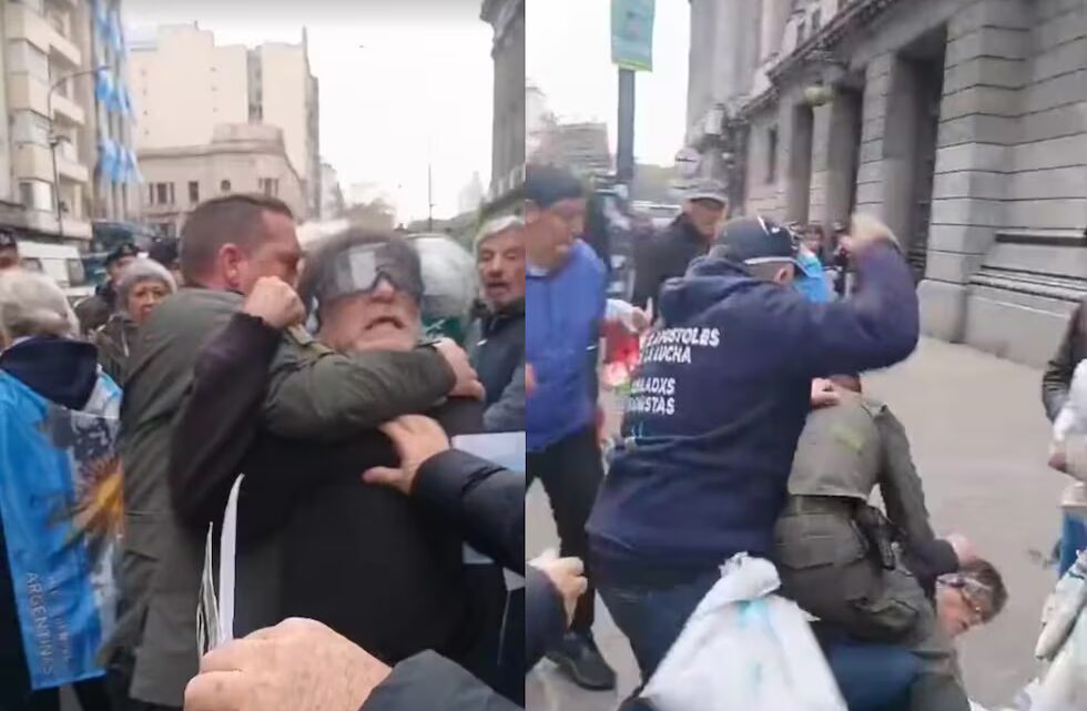 Gendarmería reprimió l