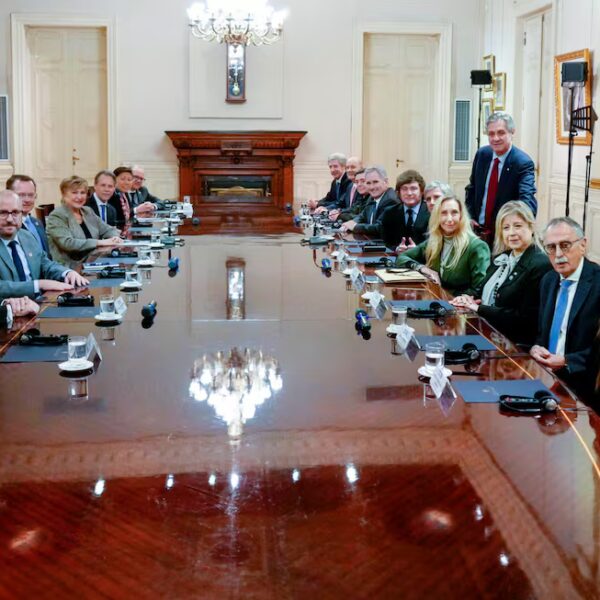 Kristalina Georgieva, participó de la reunión del Gabinete