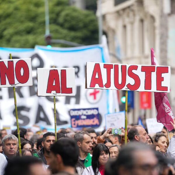Semana de protestas por el ajuste libertario