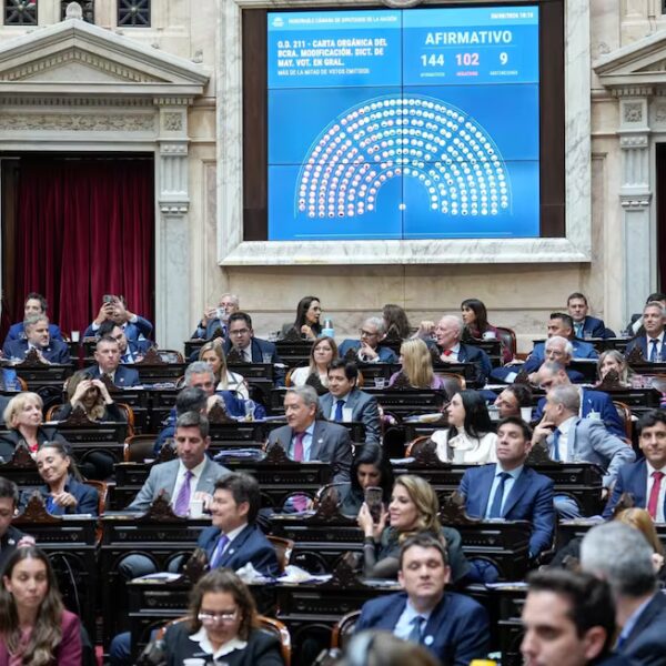 Edia sanción para la reforma del Banco Central