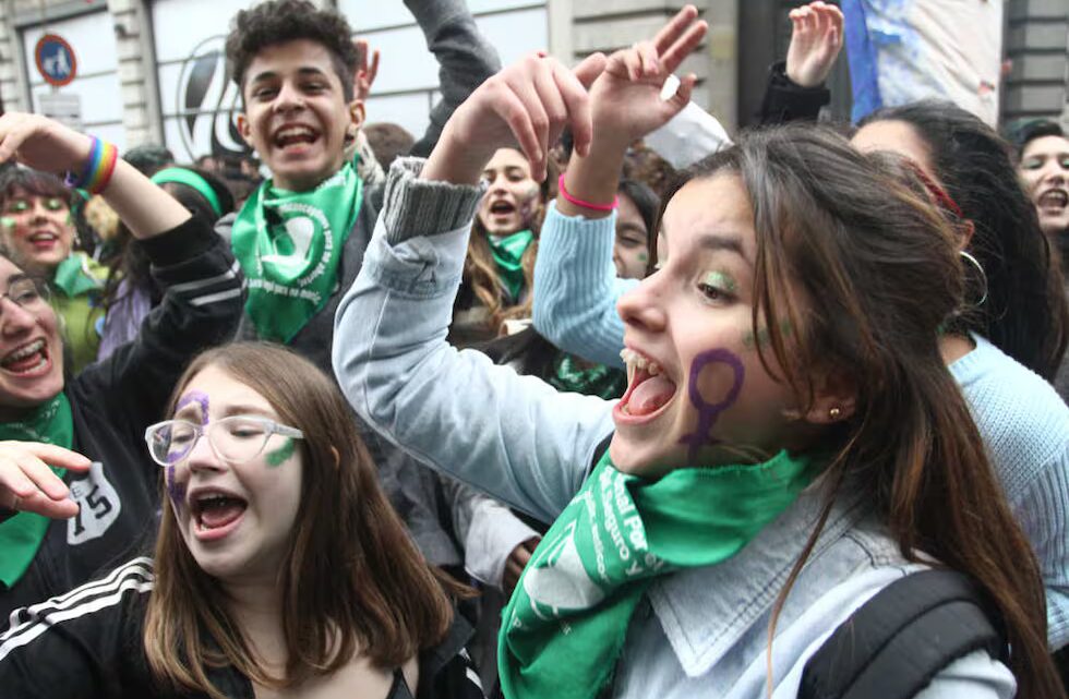Pañuelazo frente al Congreso